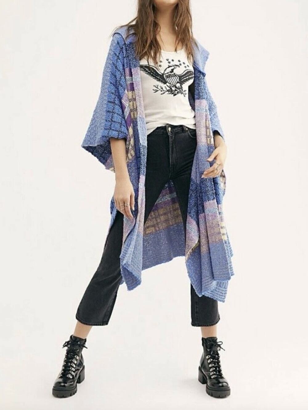 Free People Mercer Hooded Kimono